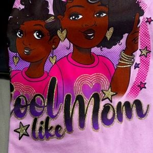 Size Medium, Cute Brown girl mom shirt